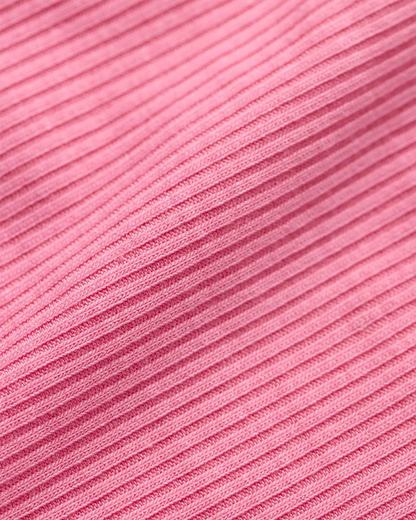 Women PSD Ribbed - Baby Pink - Boy Short - Ribbed