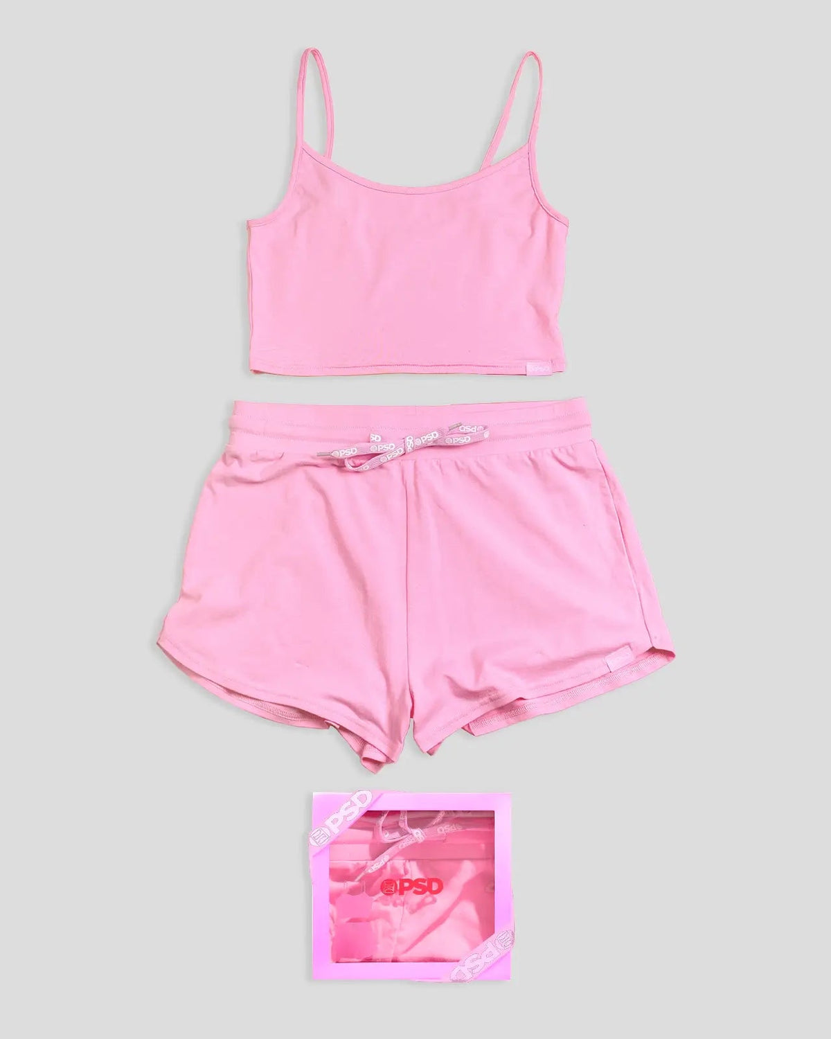 Women|Sale PSD Bubblegum Pink Modal - Cami Sleep Set - Cami Sleep Set