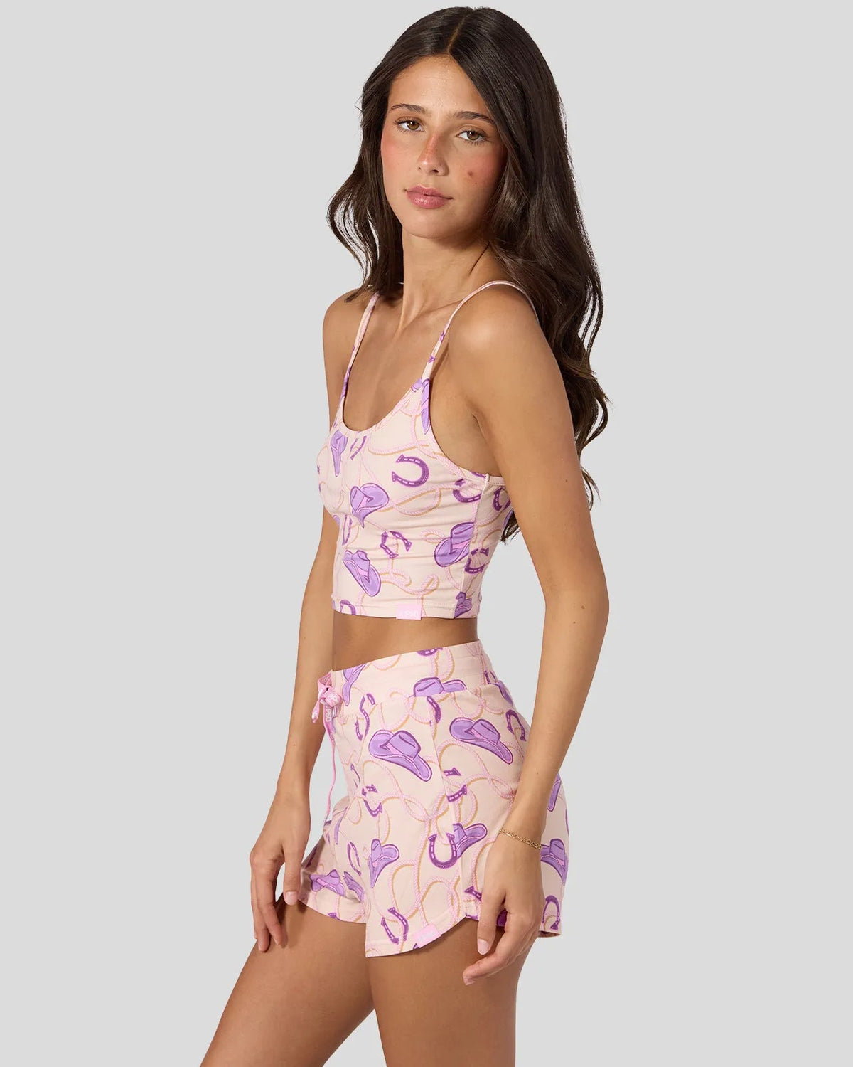 Women PSD Lassod Up Modal - Cami Sleep Set - Cami Sleep Set