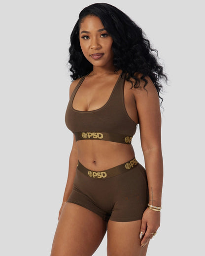 Women PSD Modal Solids - Cocoa - Boy Short - Modal