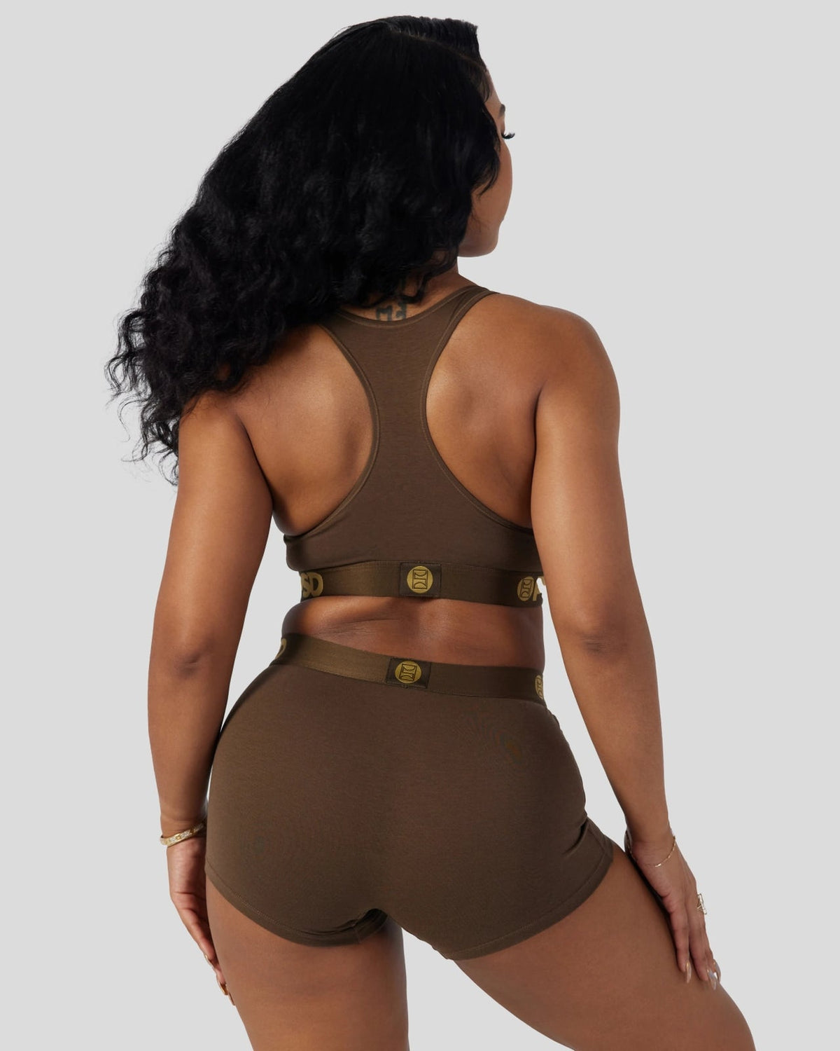 Women PSD Modal Solids - Cocoa - Sports Bra - Modal