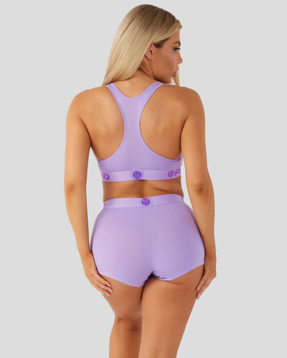 Women PSD Modal Solids - Lavender - Sports Bra - Modal