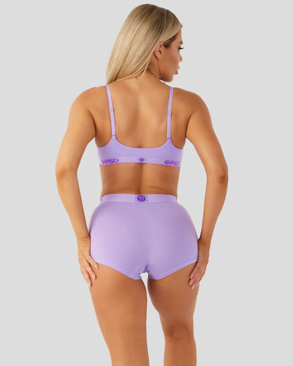 Women PSD Modal Solids - Lavender - Scoop Bralette - Modal