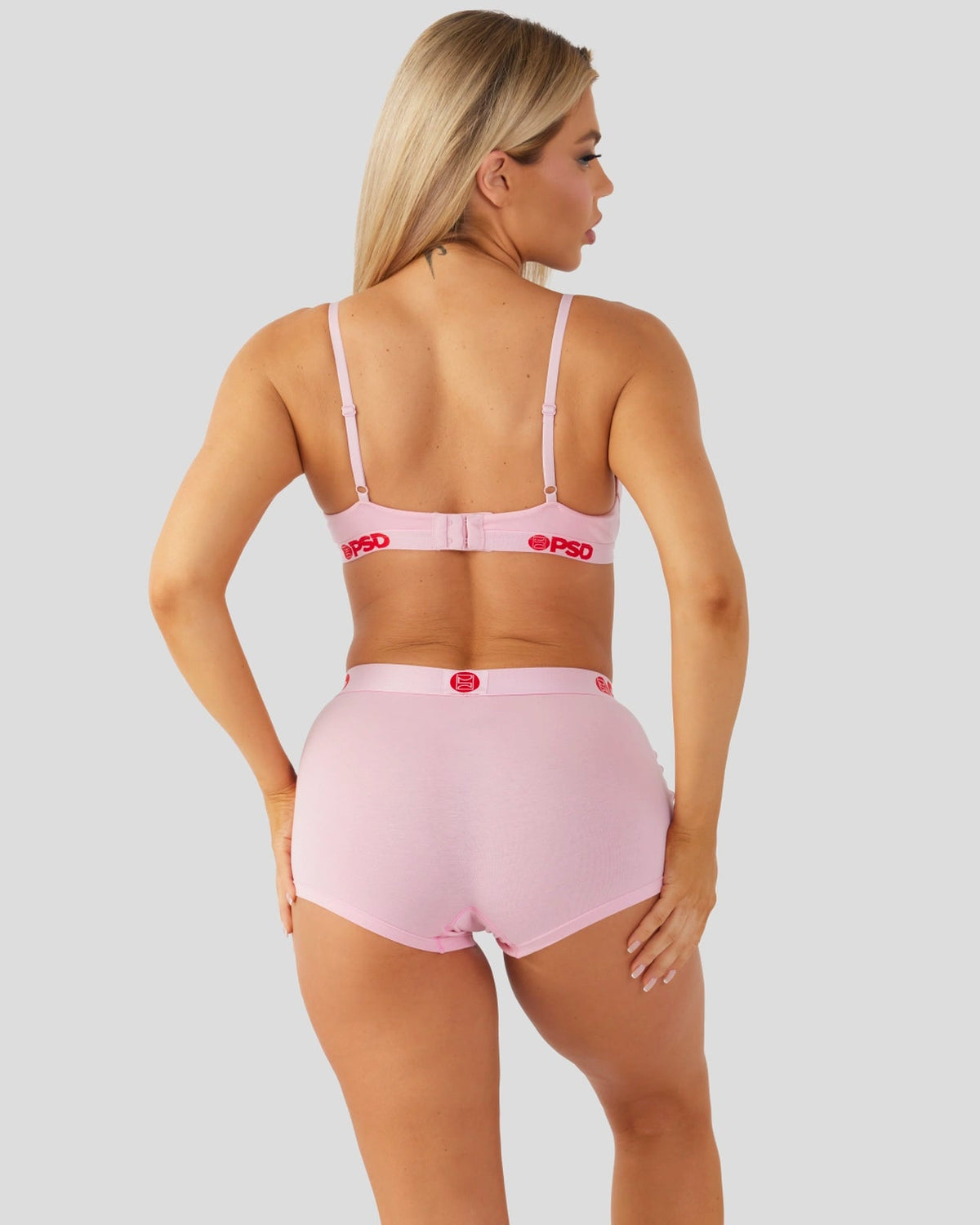 Women PSD Modal Solids - Pink - Triangle Bralette - Modal