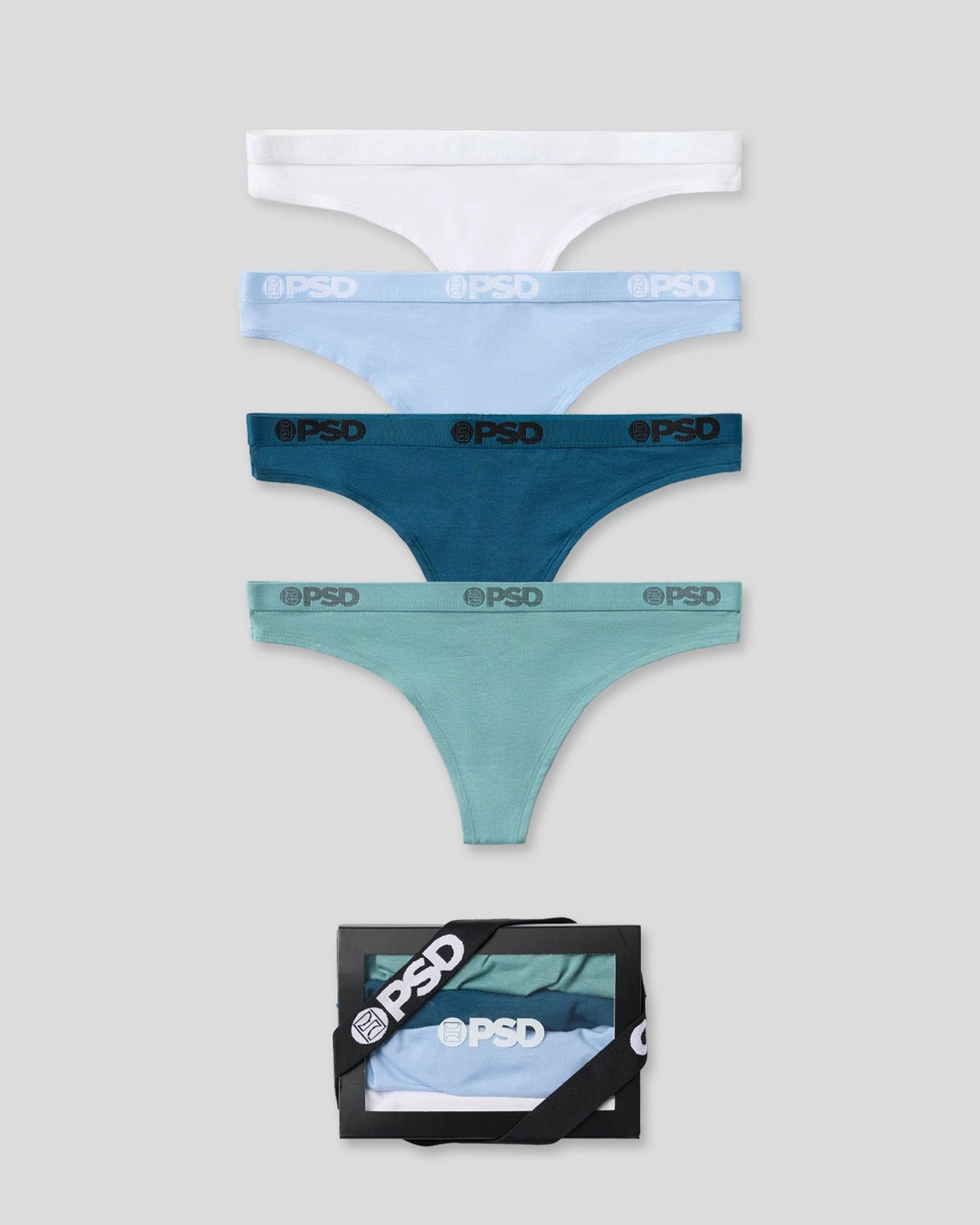 Women PSD Modal 4 Pack - Chrome Vibe - Thong - Modal
