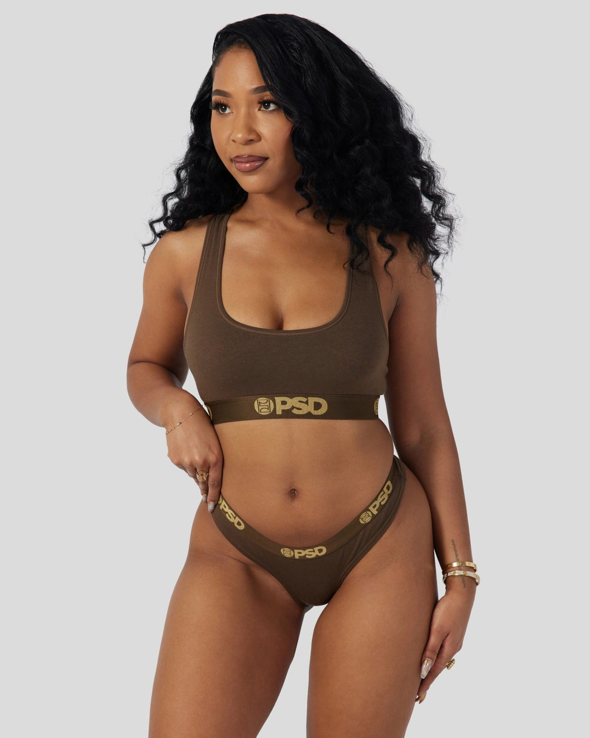 Women PSD Modal Solids - Cocoa - Thong - Modal