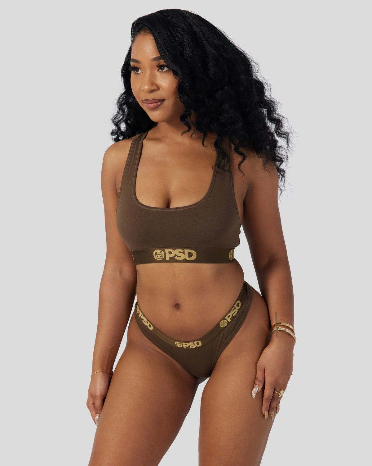 Women PSD Modal Solids - Cocoa - Thong - Modal