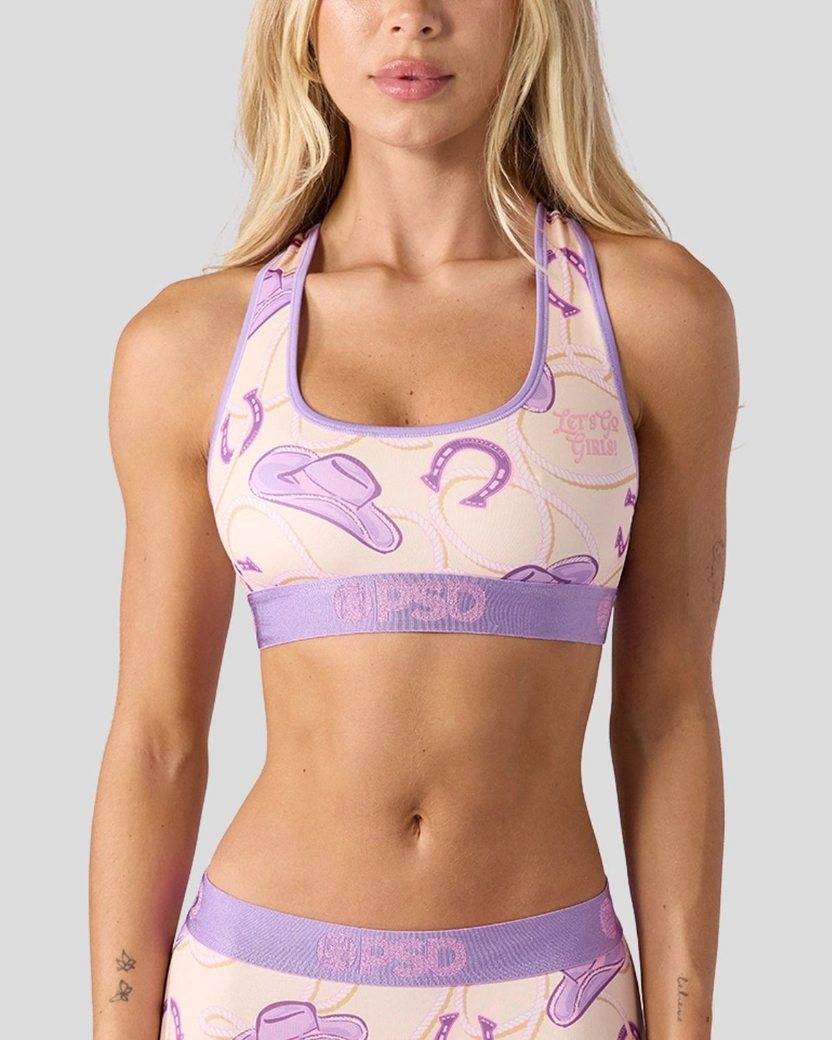 Women PSD Lassoed Up - Sports Bra