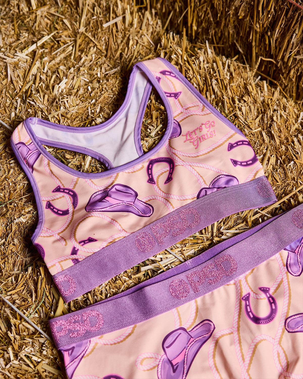 Women PSD Lassoed Up - Sports Bra