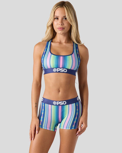 Women PSD Serape Pop - Sports Bra