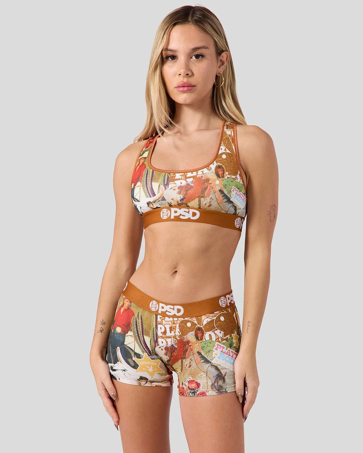 Women PSD Playboy - New Sheriff - Sports Bra