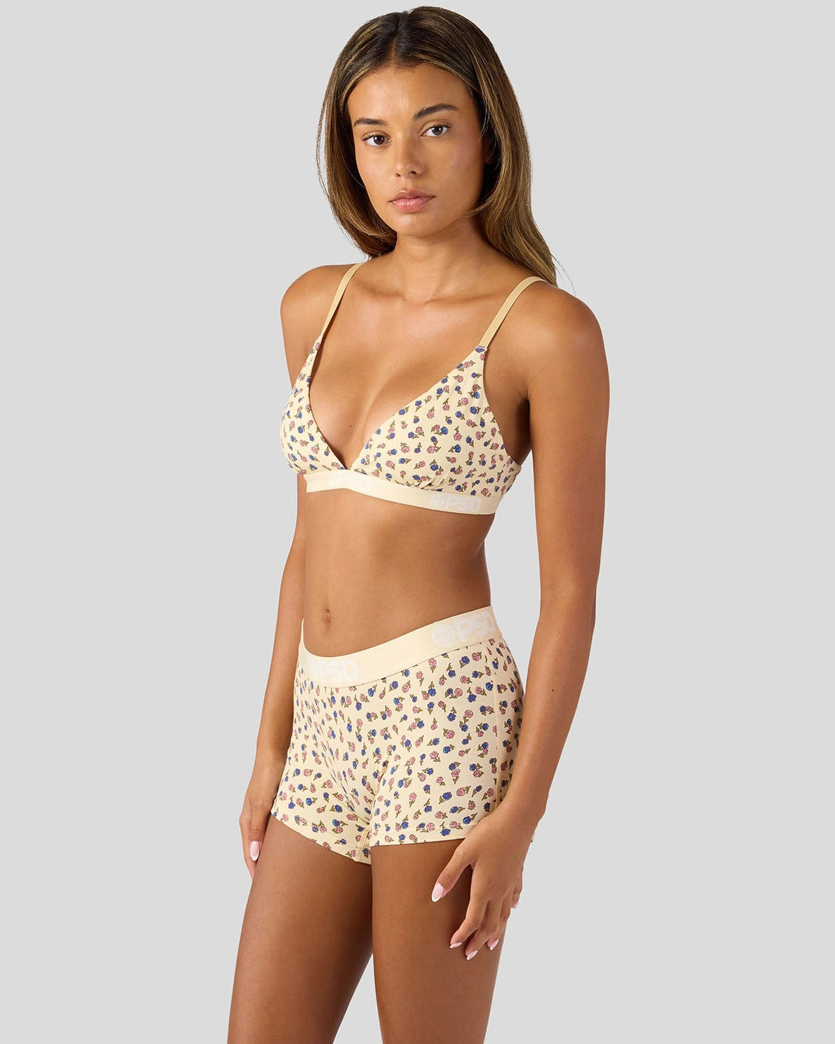 Women|Sale PSD Modal - Western Ditzy - Triangle Bralette - Modal