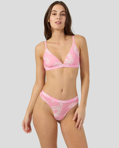 Women|Sale PSD Mesh - Pink Bandana - Triangle Bralette - Mesh