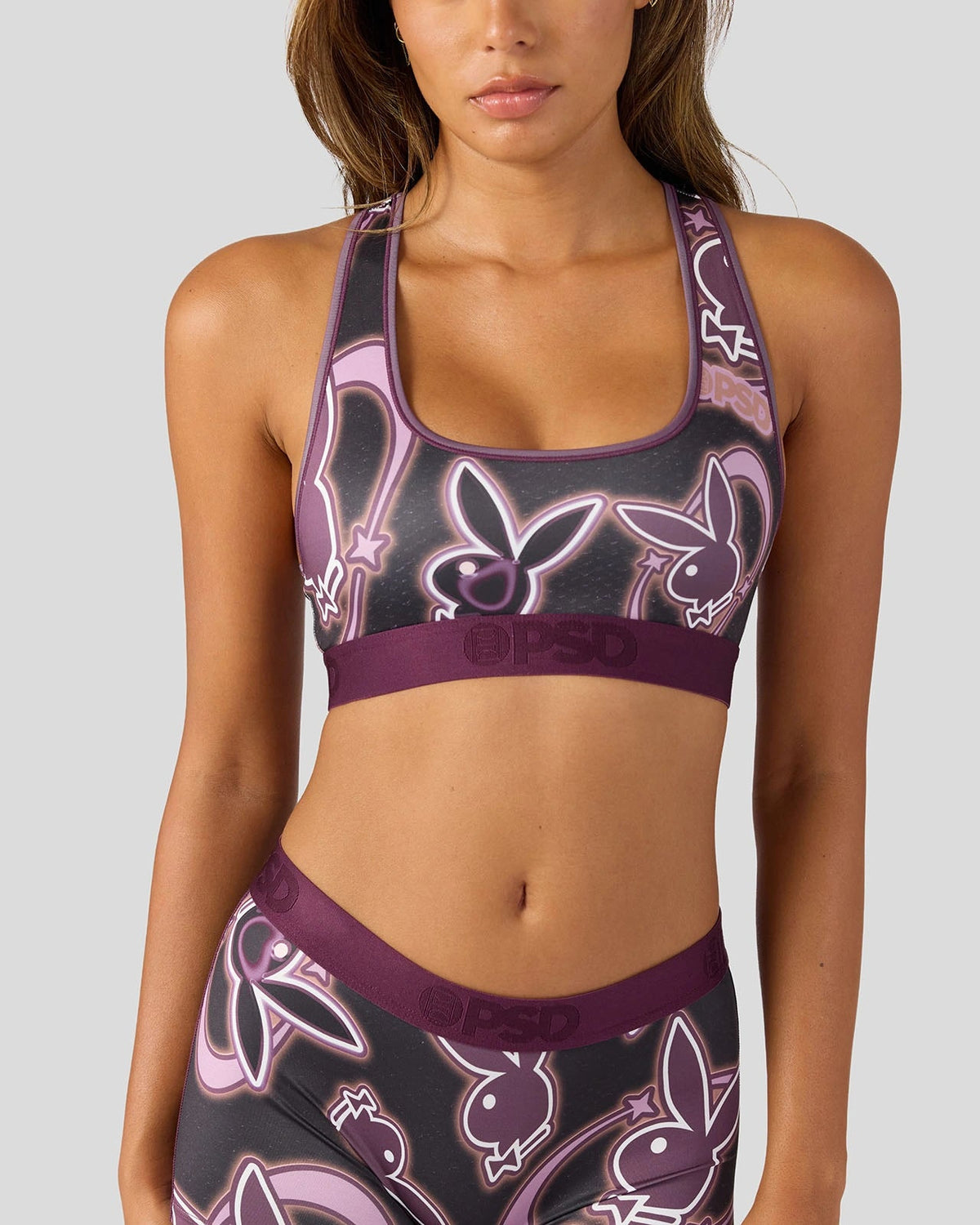 Women PSD 3 Pack - Playboy Tumble - Sports Bra