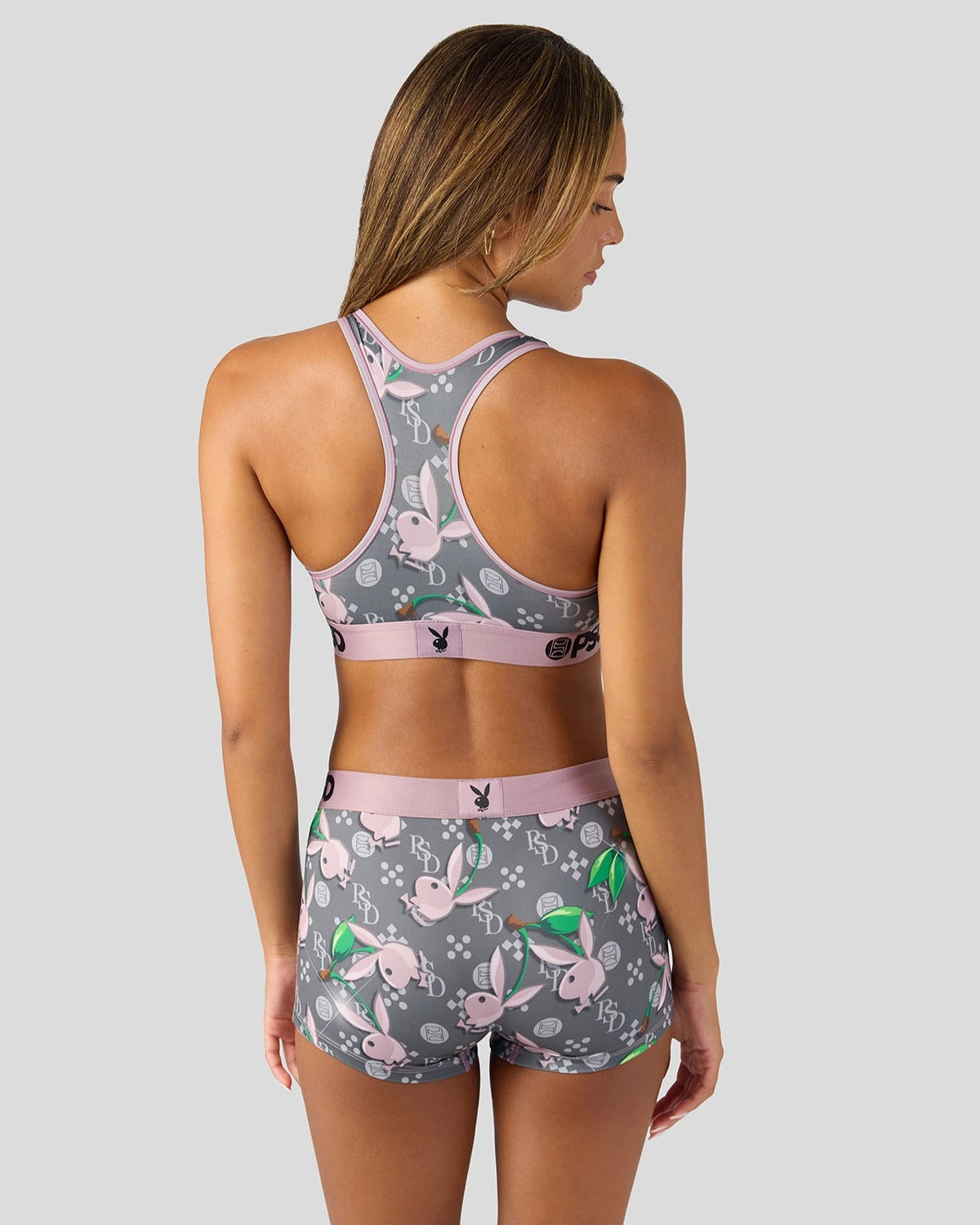 Women PSD 3 Pack - Playboy Tumble - Sports Bra