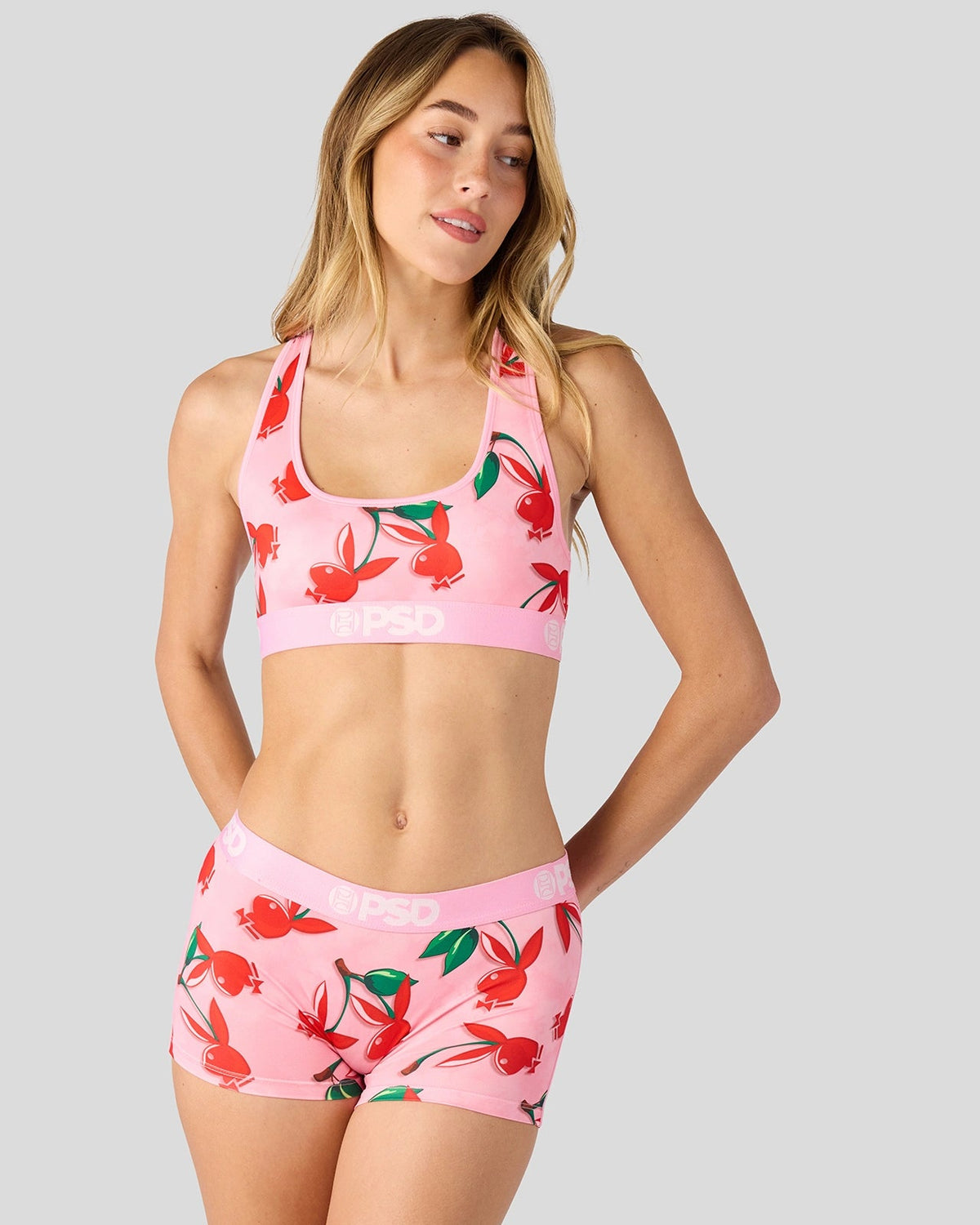 Women PSD Playboy - Cherry Love - Sports Bra