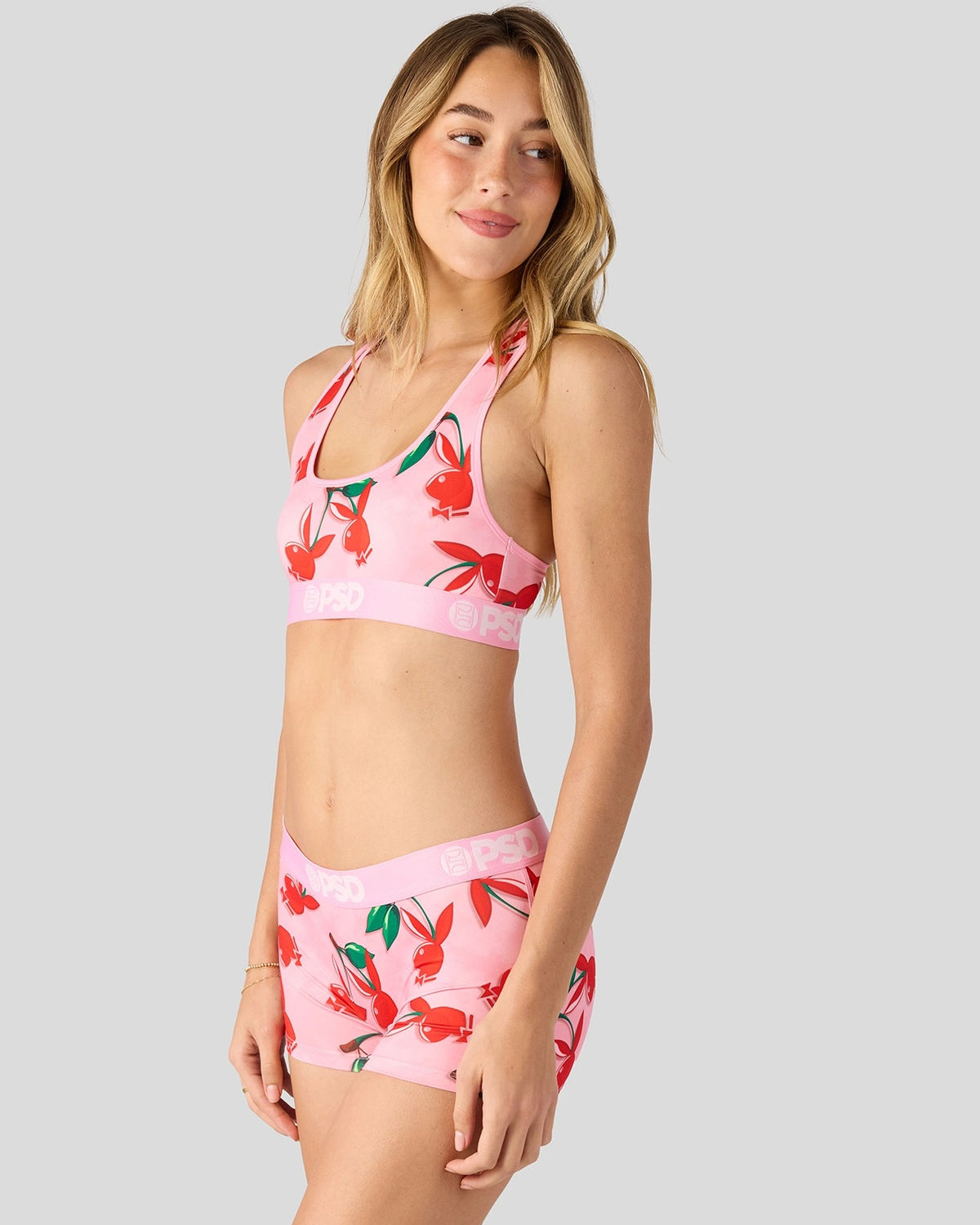 Women PSD Playboy - Cherry Love - Sports Bra