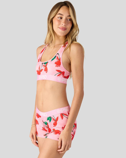 Women PSD Playboy - Cherry Love - Sports Bra
