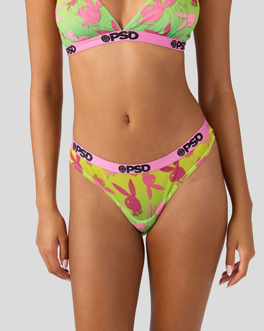 Women|Sale PSD Mesh - Playboy - Geo - Thong - Mesh