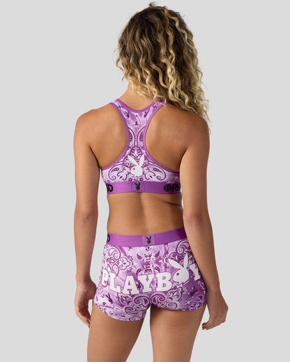 Women|Sale PSD 3 Pack - Playboy Purp - Sports Bra