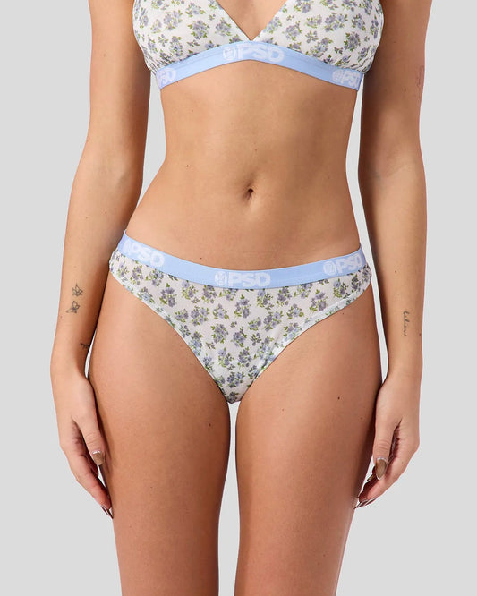 Women PSD Mesh - Sky Blossom - Thong - Mesh