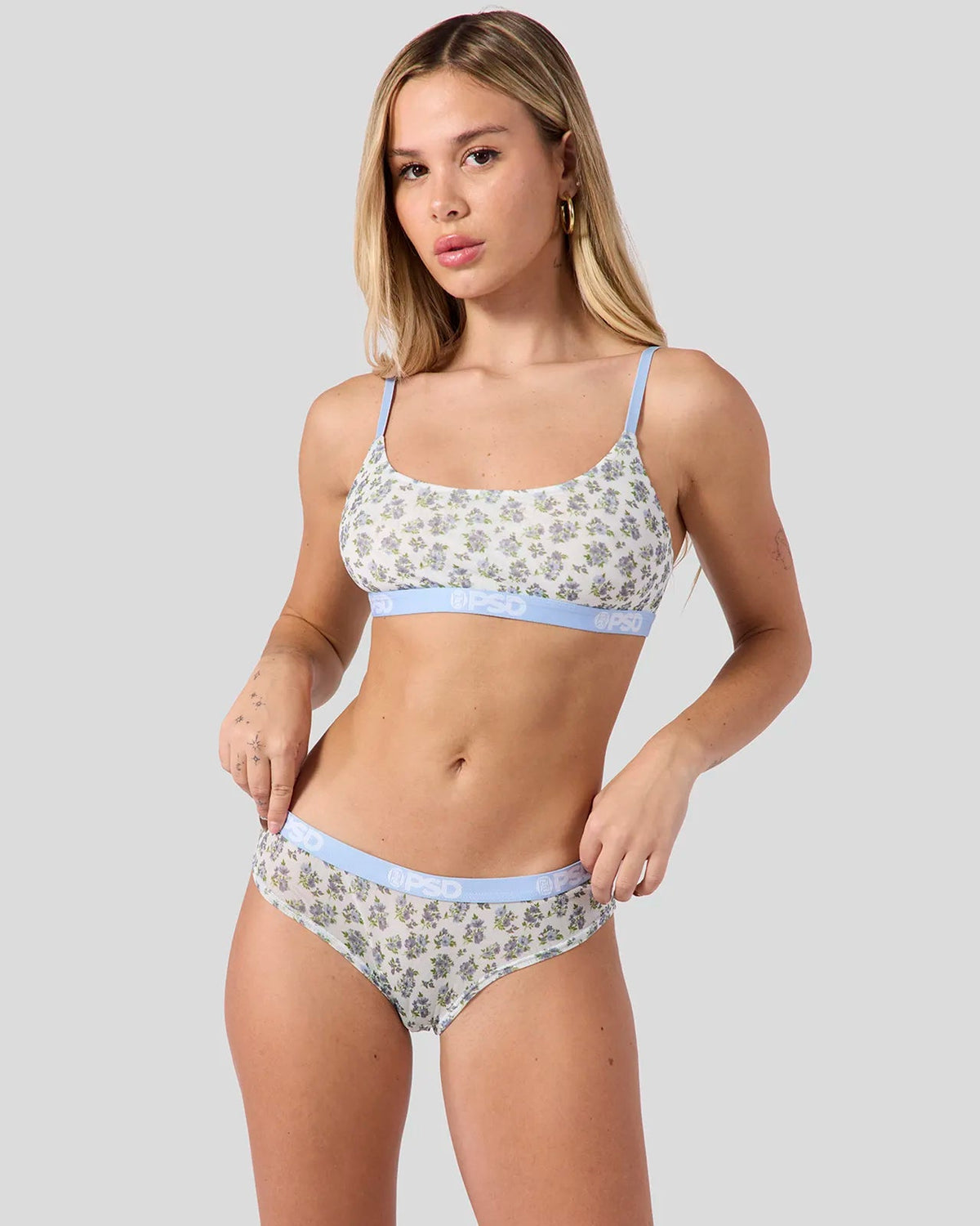 Women PSD Mesh - Sky Blossom - Cheeky - Mesh