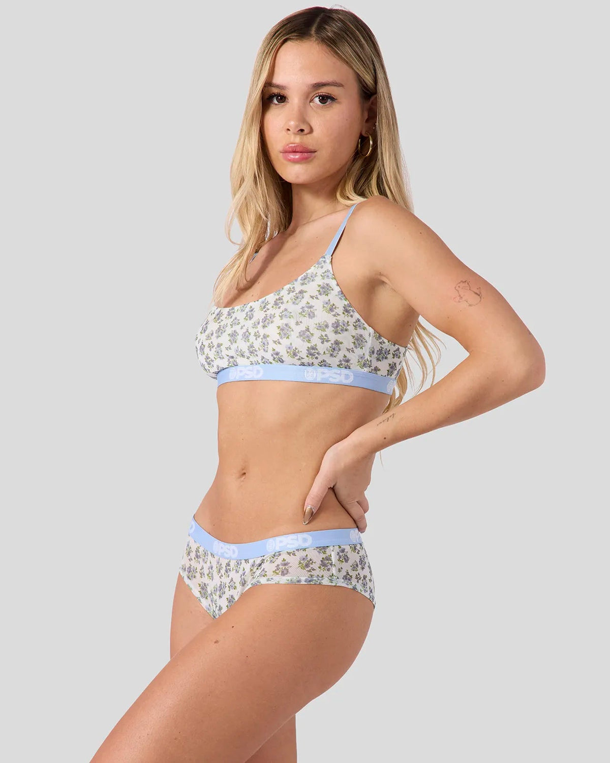 Women PSD Mesh - Sky Blossom - Cheeky - Mesh