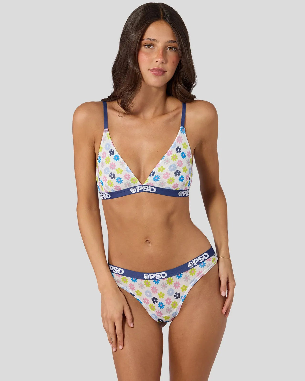 Women PSD Mesh - Garden Daze - Triangle Bralette - Mesh