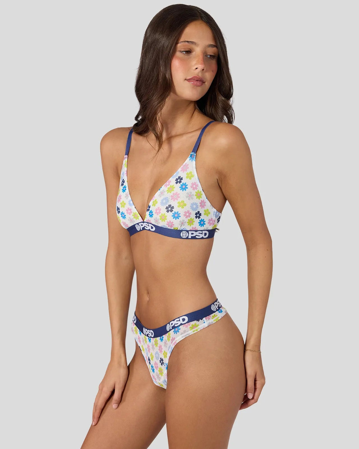 Women PSD Mesh - Garden Daze - Triangle Bralette - Mesh