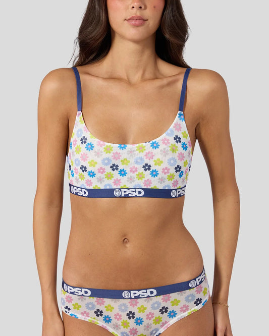 Women PSD Mesh - Garden Daze - Scoop Bralette - Mesh