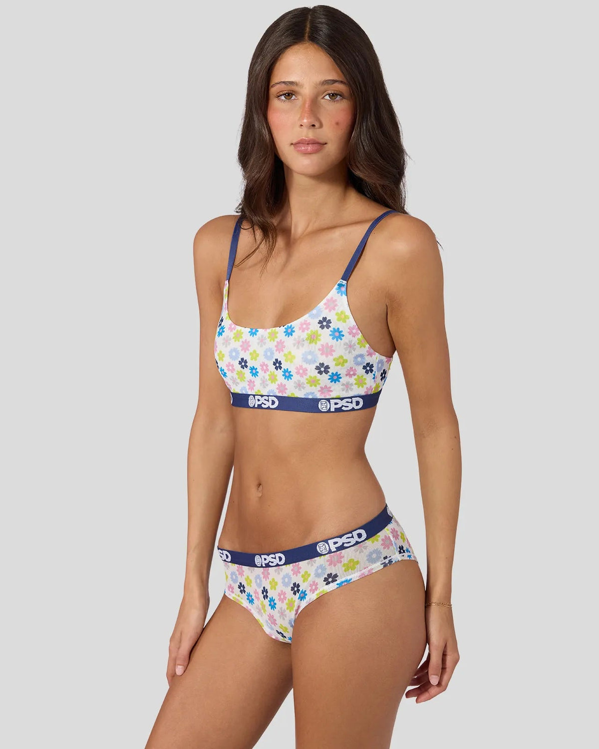 Women PSD Mesh - Garden Daze - Scoop Bralette - Mesh