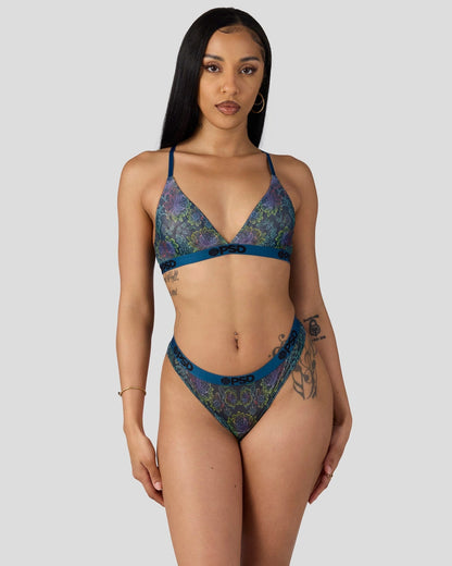 Women|Sale PSD Mesh - Floclr Blst - Triangle Bralette - Mesh