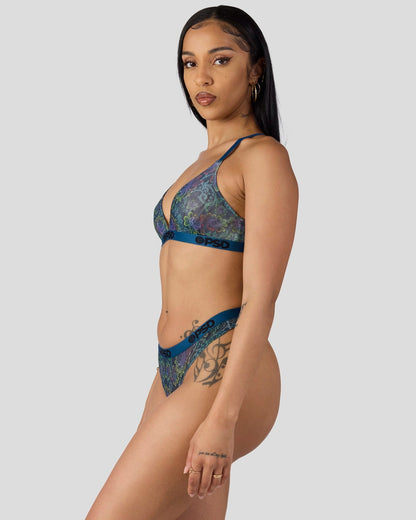 Women|Sale PSD Mesh - Floclr Blst - Triangle Bralette - Mesh