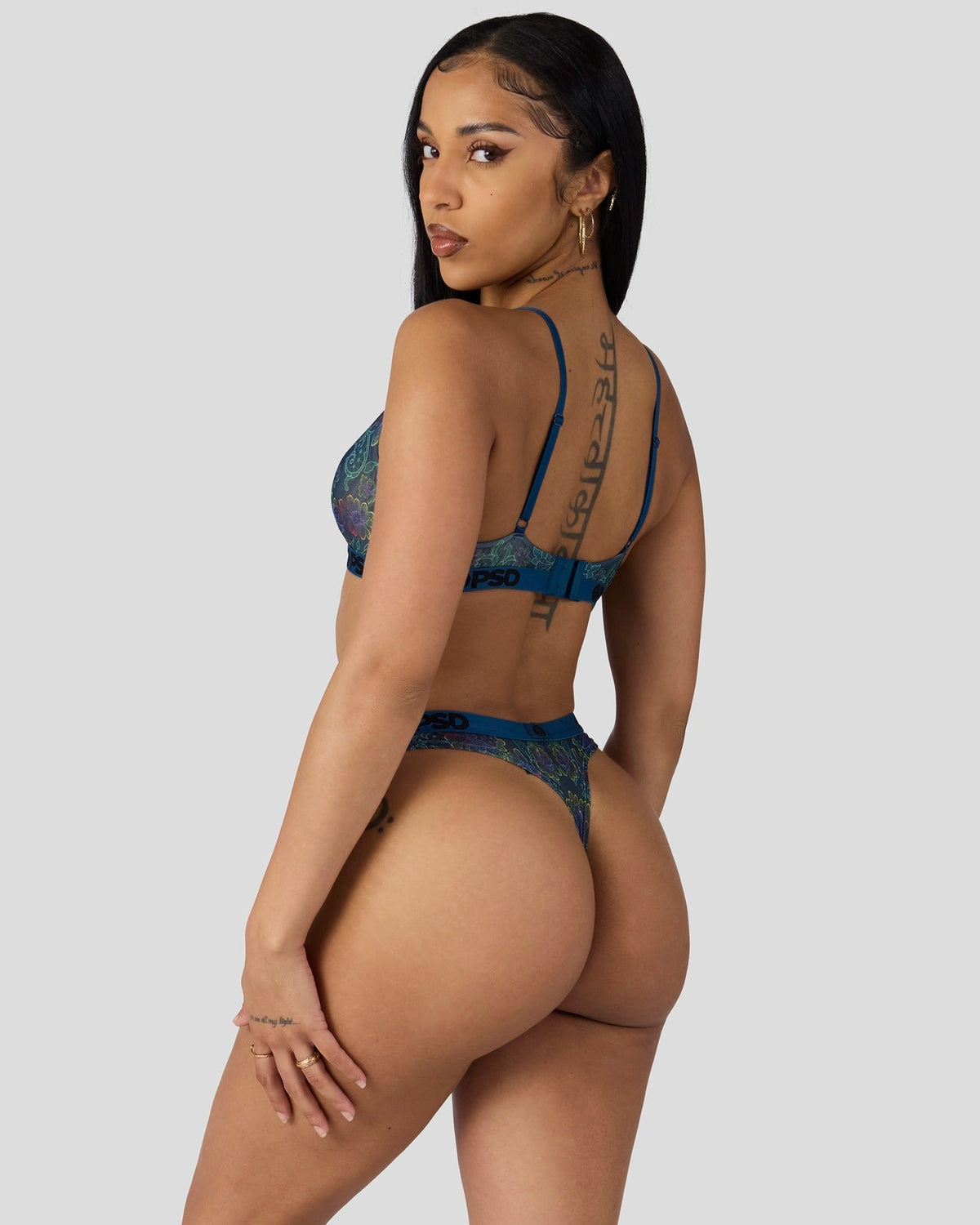 Women|Sale PSD Mesh - Floclr Blst - Triangle Bralette - Mesh