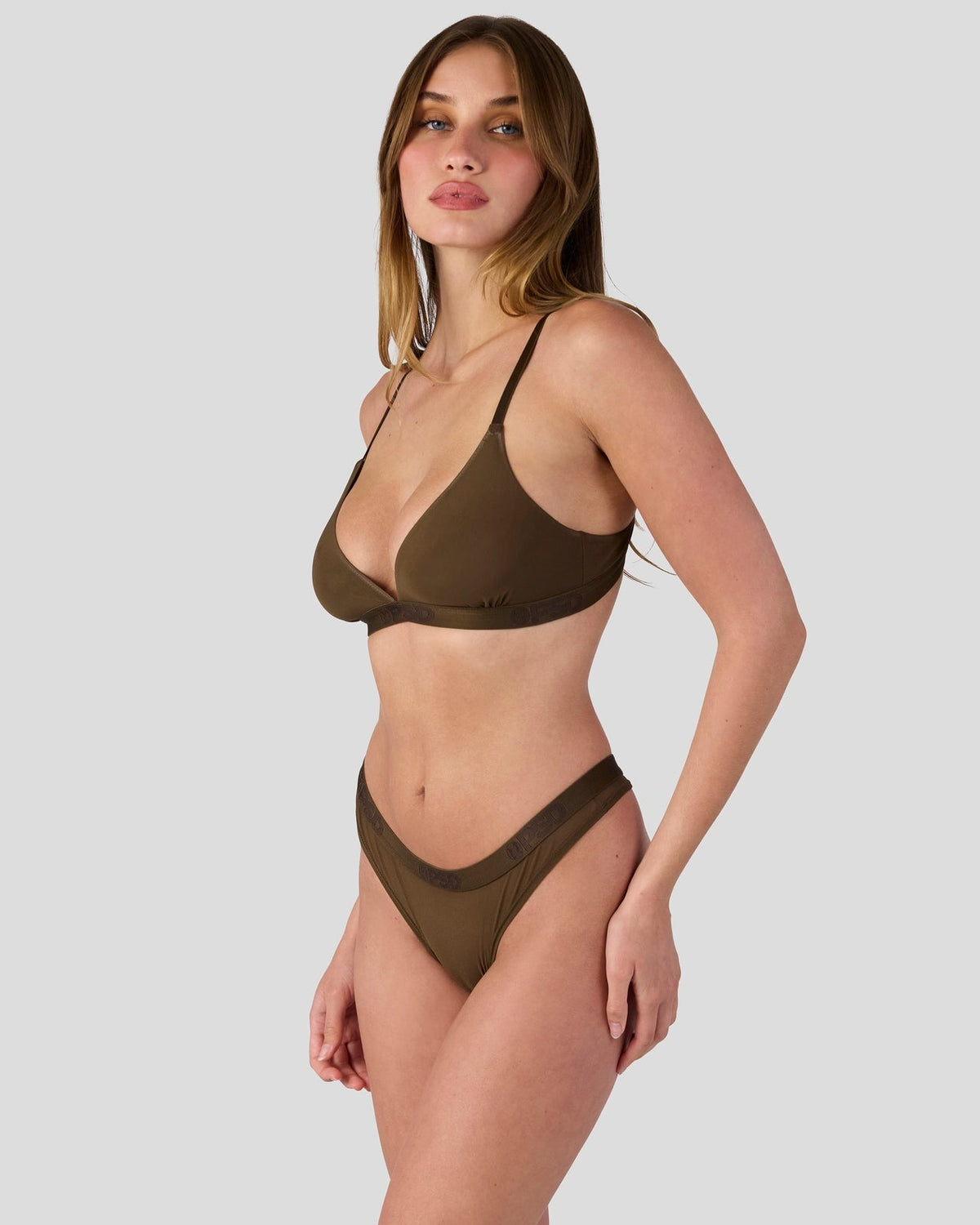 Women|Sale PSD Mesh - Solid Coco - Triangle Bralette - Mesh