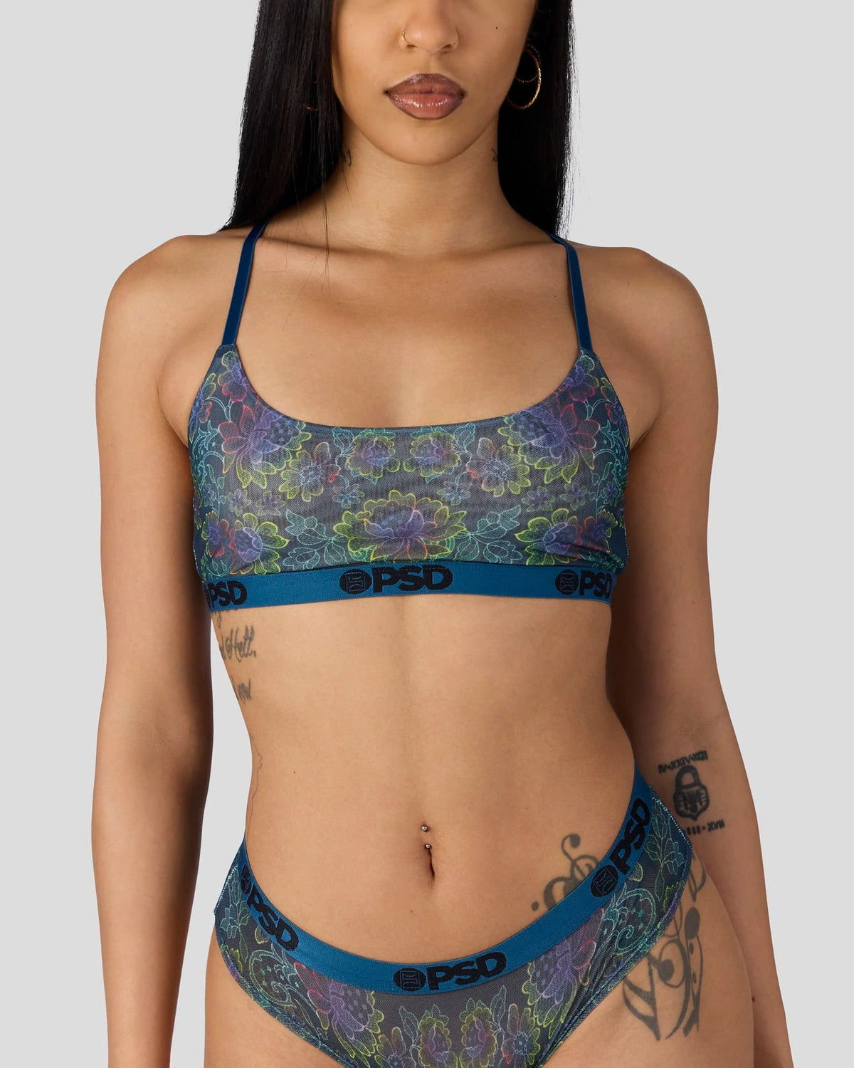 Women|Sale PSD Mesh - Floclr Blst - Scoop Bralette - Mesh