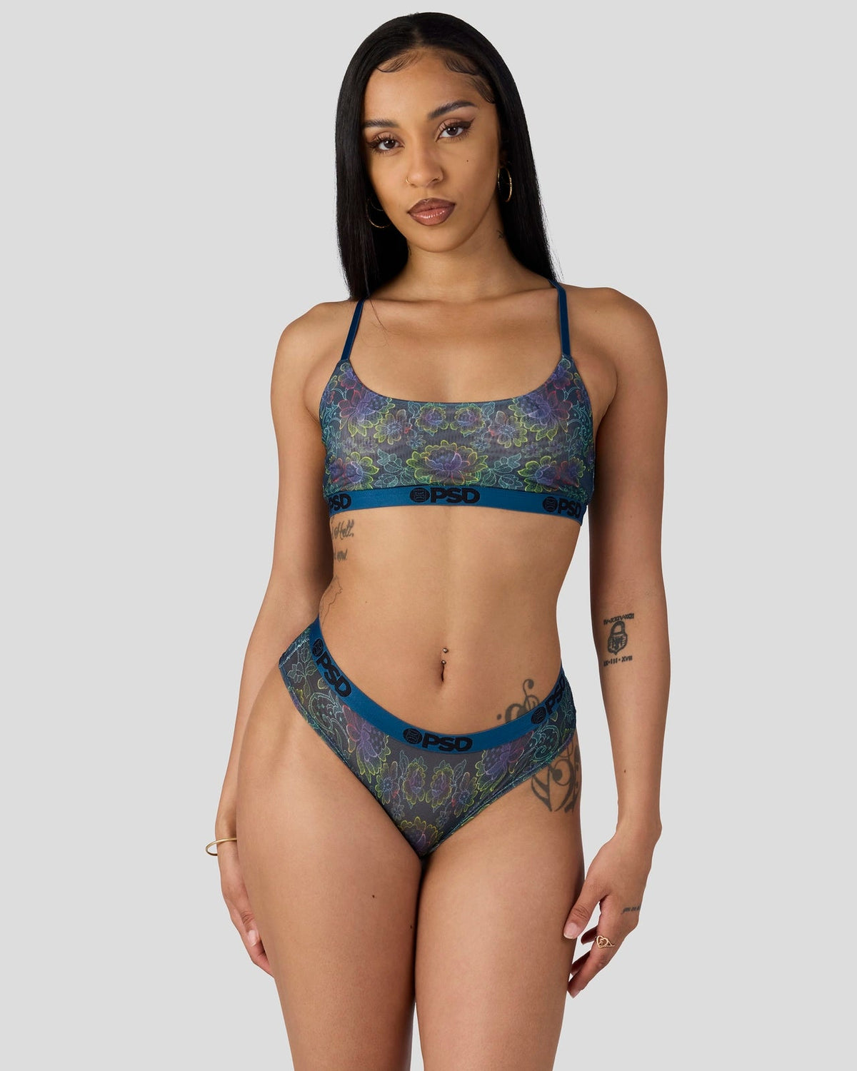Women|Sale PSD Mesh - Floclr Blst - Scoop Bralette - Mesh