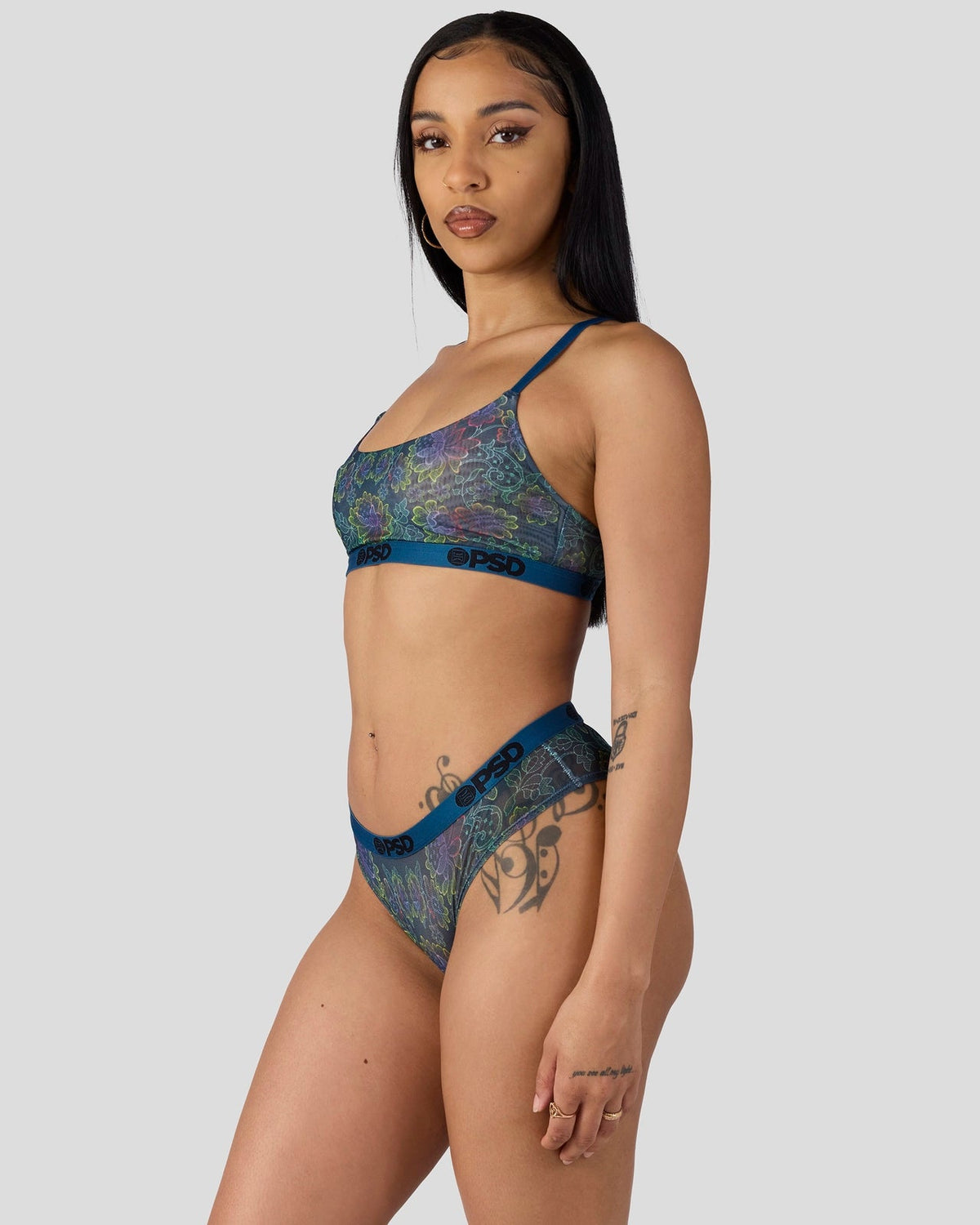 Women|Sale PSD Mesh - Floclr Blst - Scoop Bralette - Mesh
