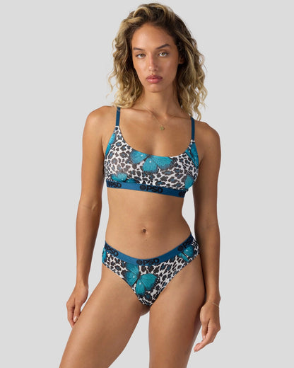 Women|Sale PSD Mesh - Primal Butterfly - Scoop Bralette - Mesh