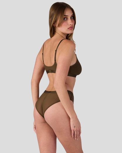 Women|Sale PSD Mesh - Solid Coco - Cheeky - Mesh