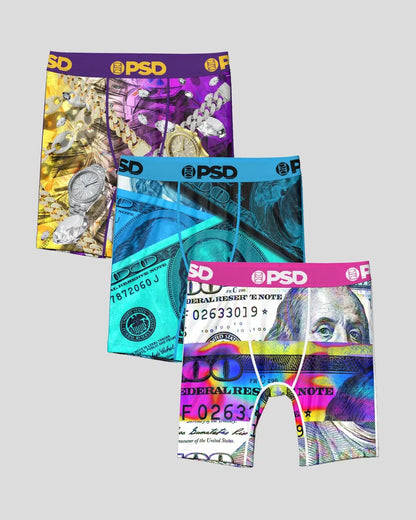 Youth PSD 3 Pack - Money Riches - Youth Underwear