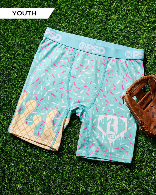 Youth PSD Baseball Lifestyle 101 - Ice Cream - Youth Underwear