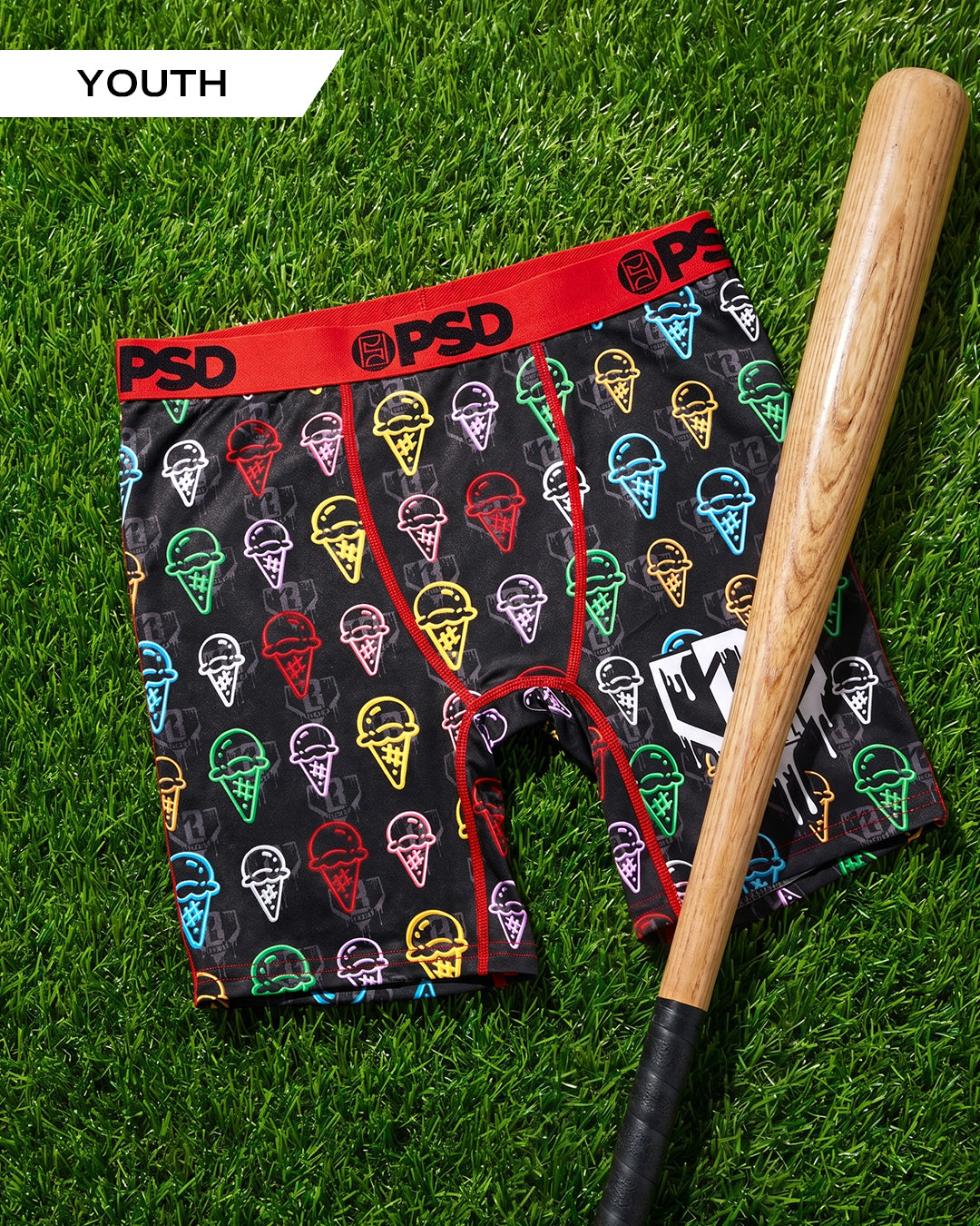 Youth PSD Baseball Lifestyle 101 - Scoops - Youth Underwear