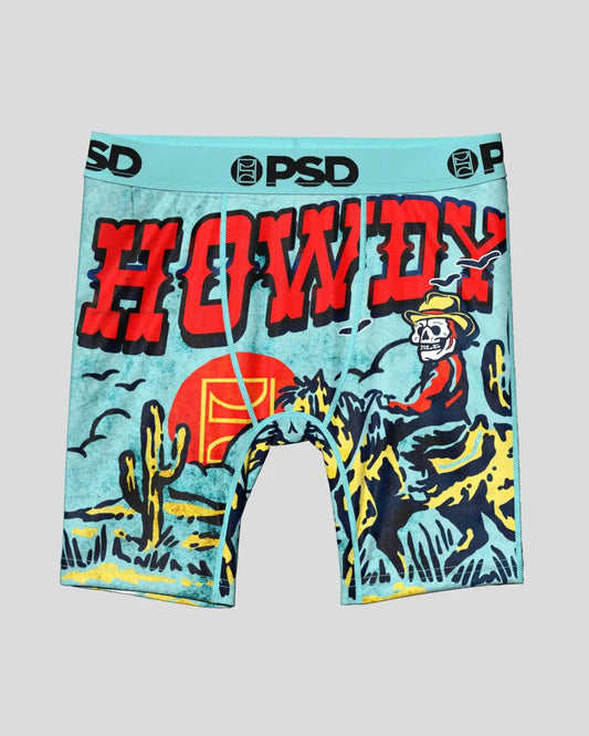 Youth PSD Howdy Teal - Youth Underwear