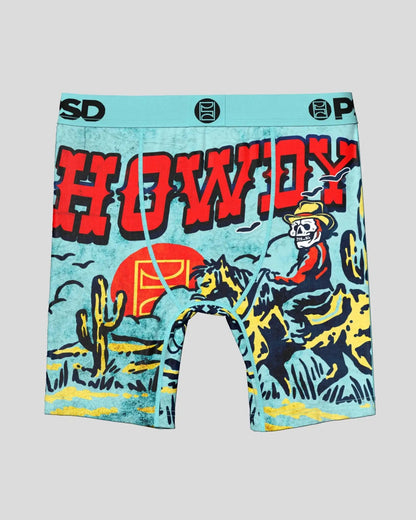 Youth PSD Howdy Teal - Youth Underwear