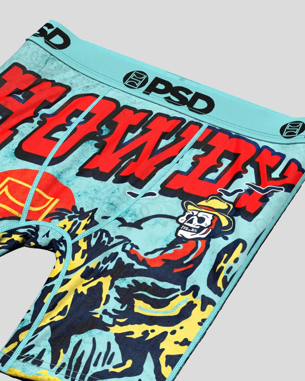Youth PSD Howdy Teal - Youth Underwear