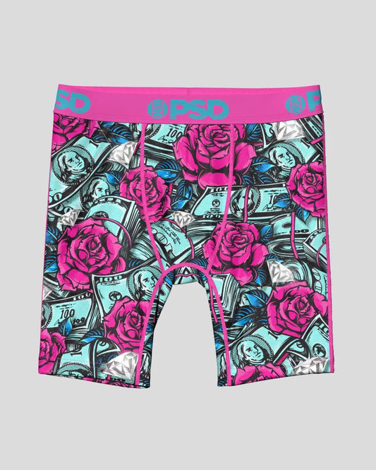 Youth PSD Stacked Roses - Youth Underwear