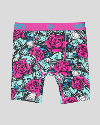 Youth PSD Stacked Roses - Youth Underwear