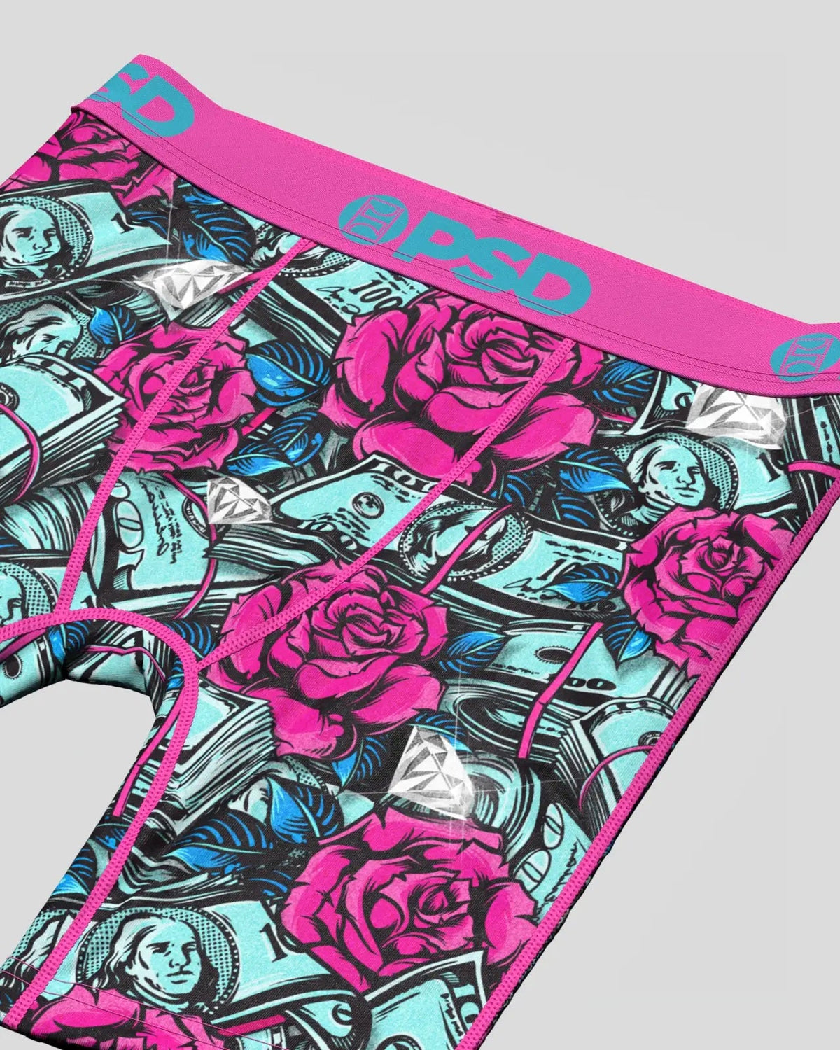 Youth PSD Stacked Roses - Youth Underwear