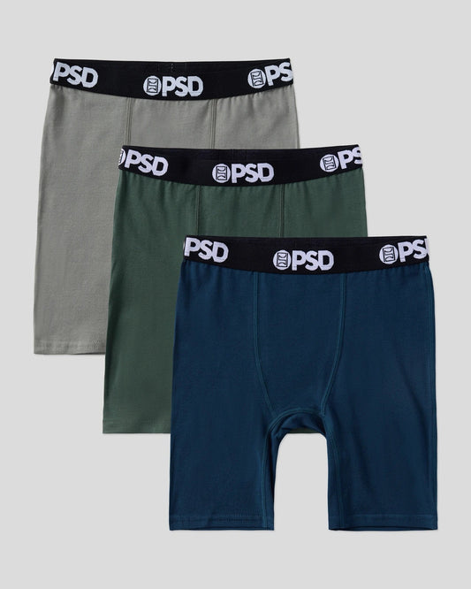 Youth PSD Solids 3 Pack - Night - Youth Underwear - Cotton